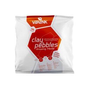 Vitalink clay pebbles, clay balls , lightweight expanded clay aggregate for indoor gardening