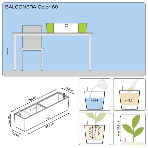 Balconera 80 dimensions 2